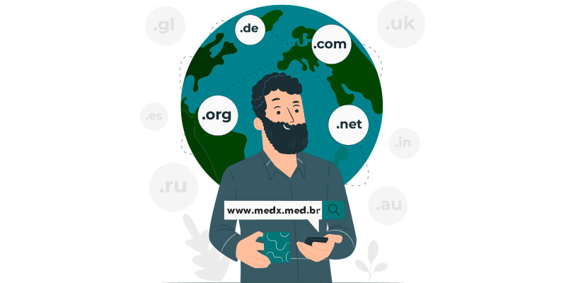 homem acessando os dados do seu consultorio pelo celular